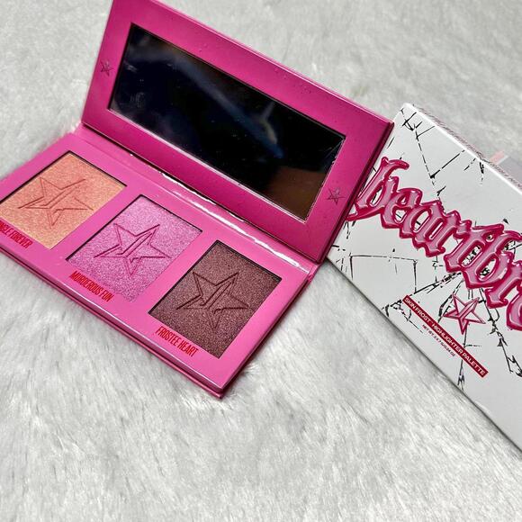 NIB Jeffree Star Heartbreaker Skin Frost Highlighter Palette 3x7g - Picture 2 of 8
